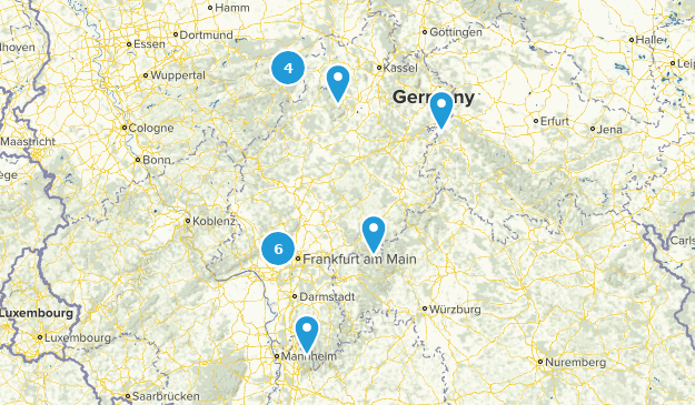 Hesse, Germany Map