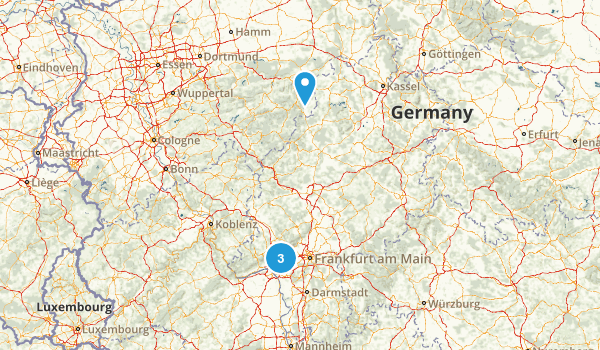 Hessen, Germany Map