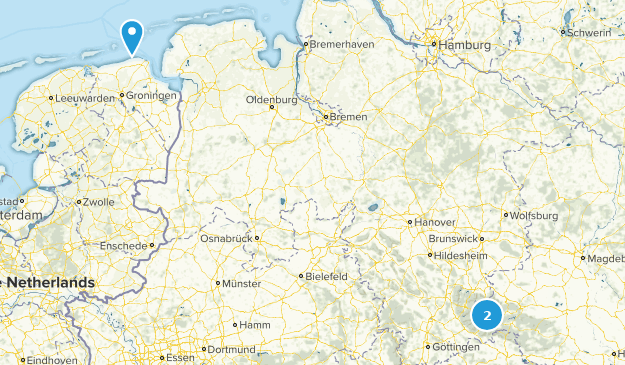 Lower Saxony, Germany Map