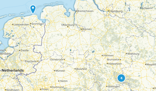 Niedersachsen, Deutschland Map