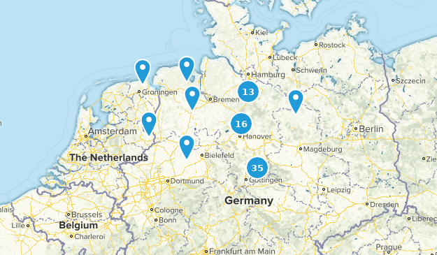 Basse-Saxe, Allemagne Map