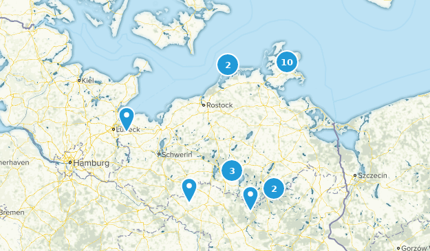 Mecklenburg-Vorpommern, Deutschland Map