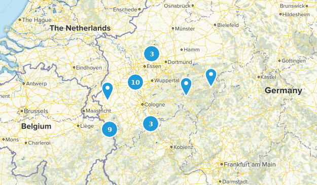 Nordrhein-Westfalen, Germany Map