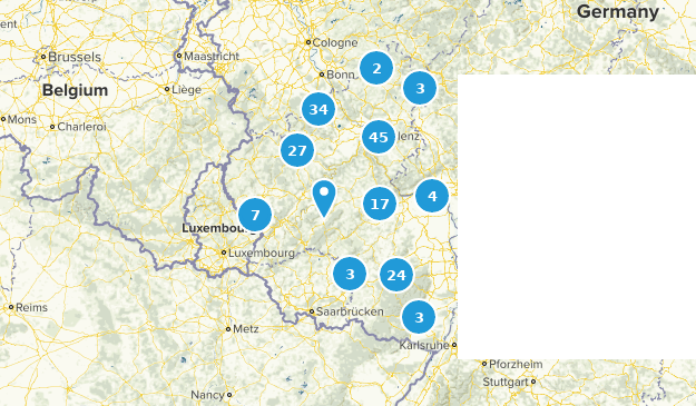 Rheinland-Pfalz, Deutschland Map