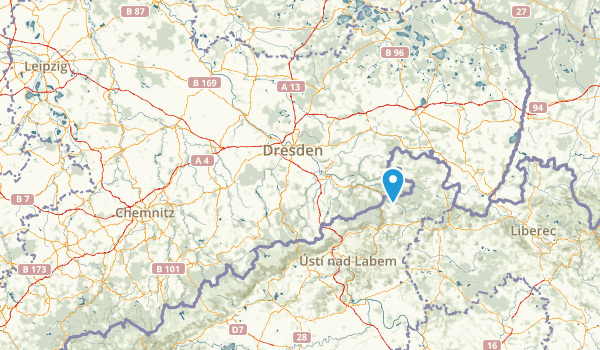 Sachsen, Germany Map