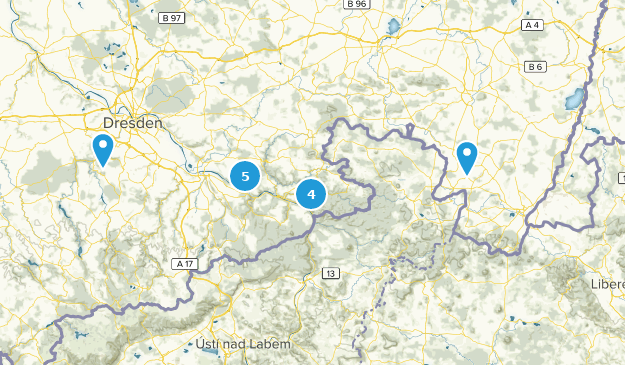 Sachsen, Deutschland Map