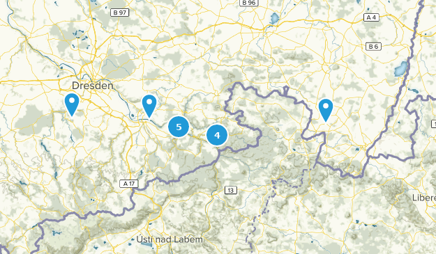 Sachsen, Deutschland Map