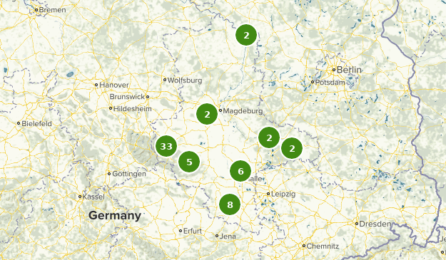 Saxony-Anhalt, Germany Map