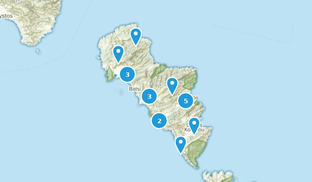 Andros, Greece Map