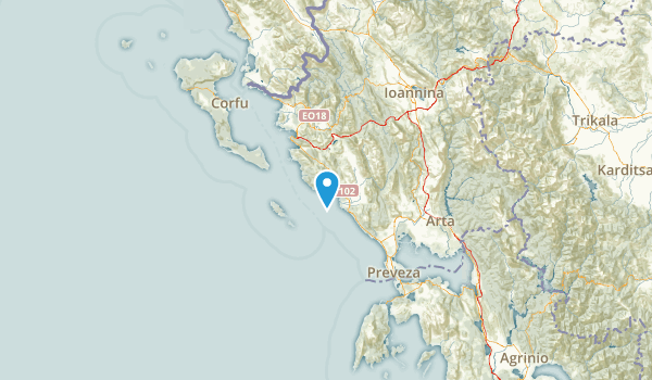 Epirus, Greece Map