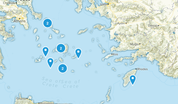 South Aegean, Greece Map