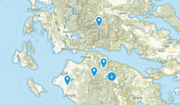 Western Greece, Greece Map