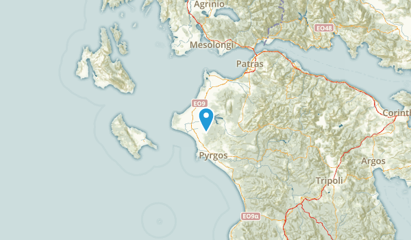 Western Greece, Greece Map
