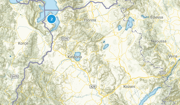 Western Macedonia, Greece Map