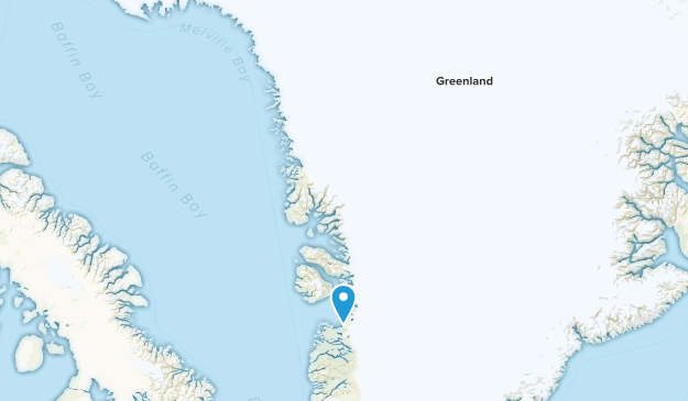Qaasuitsup Kommunia, Grönland Map
