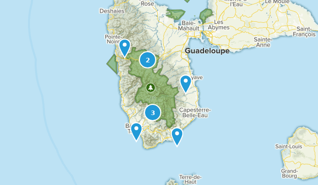 Basse-Terre, Guadeloupe Map