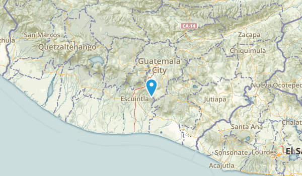 Escuintla, Guatemala Map