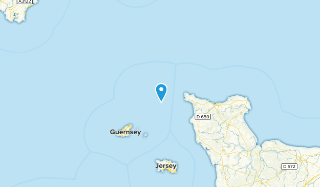 Alderney, Guernsey Map