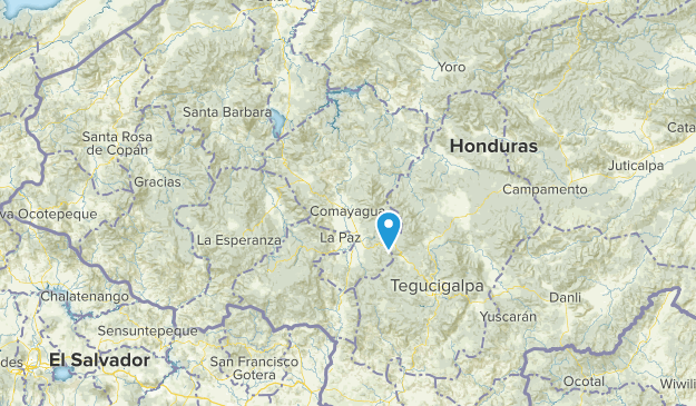 Ciudad de Comayagua, Honduras Map