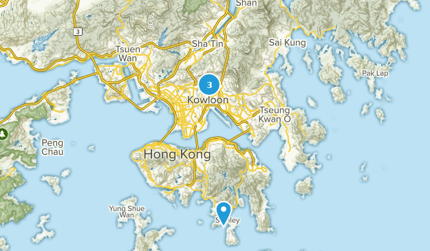 Hong Kong, Hong Kong Map