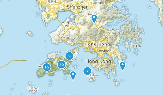 Islands, Hong Kong Map