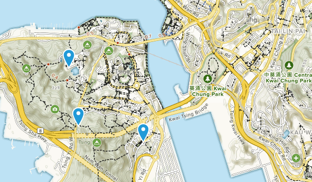 Kwai Tsing, Hong Kong Map