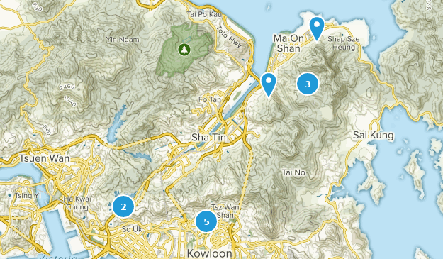 Sha Tin, Hong Kong Map