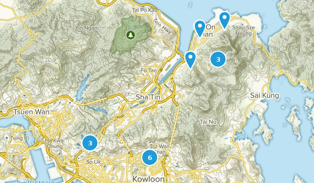 Sha Tin, Hong Kong Map