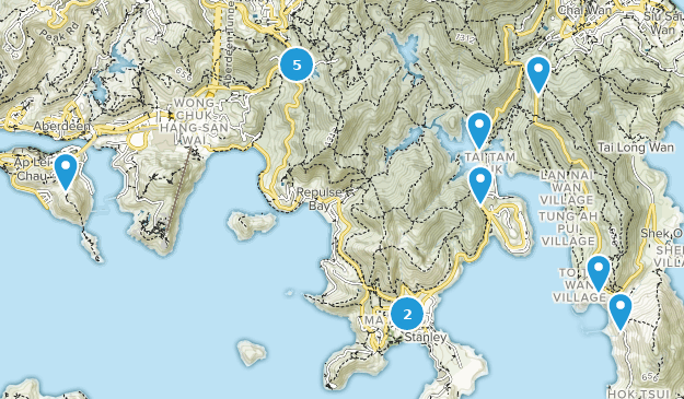 Southern, Hong Kong Map