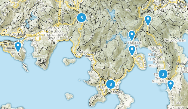 Southern, Hong Kong Map