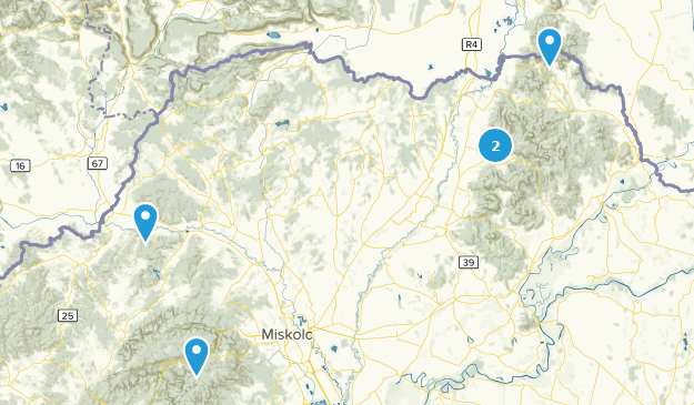 Borsod-Abaúj-Zemplén, Hongrie Map