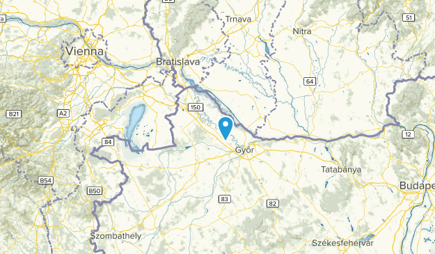 Gyor-Moson-Sopron, Hungary Map