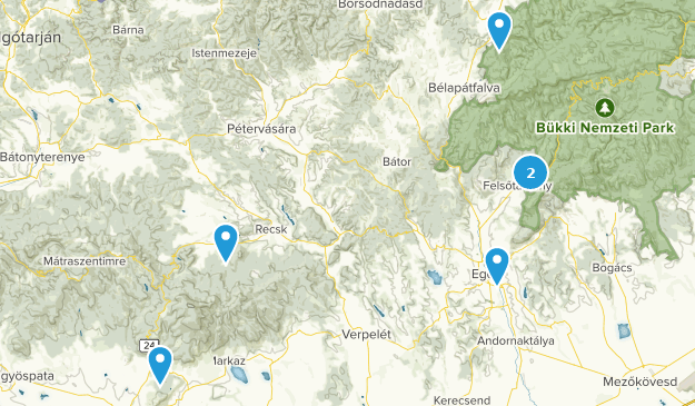 Heves, Ungarn Map