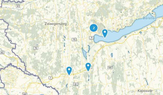 Zala, Hungría Map