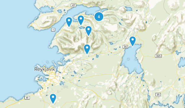 Höfuðborgarsvæði, Iceland Map
