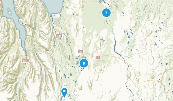 Norðurland eystra, Iceland Map