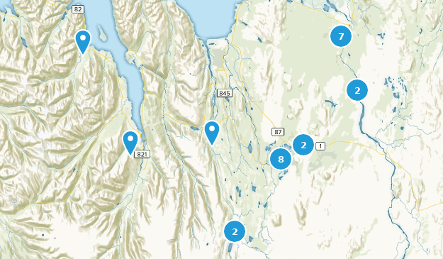 Norðurland eystra, Iceland Map
