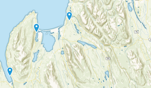 Norðurland vestra, Iceland Map