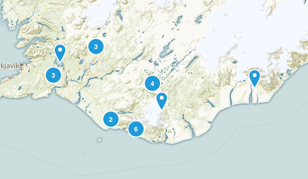 Suðurland, Iceland Map
