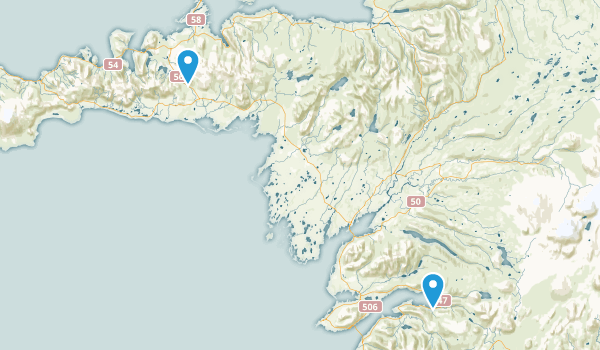 Vesturland, Iceland Map