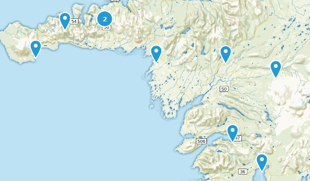 Western, Iceland Map