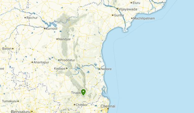 Andhra Pradesh, India Map