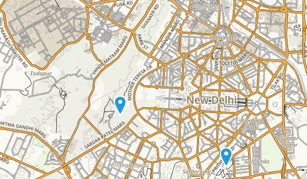 Delhi, India Map