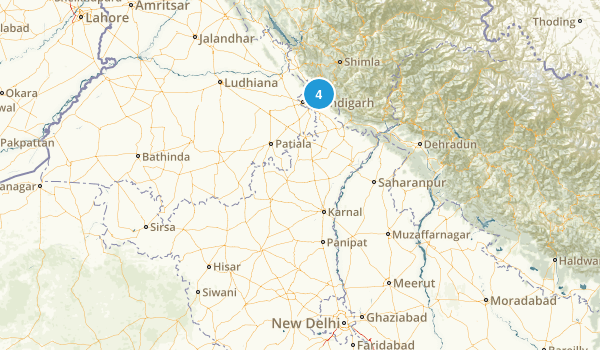 Haryana, India Map