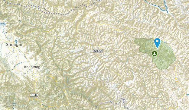 Jammu and Kashmir, India Map