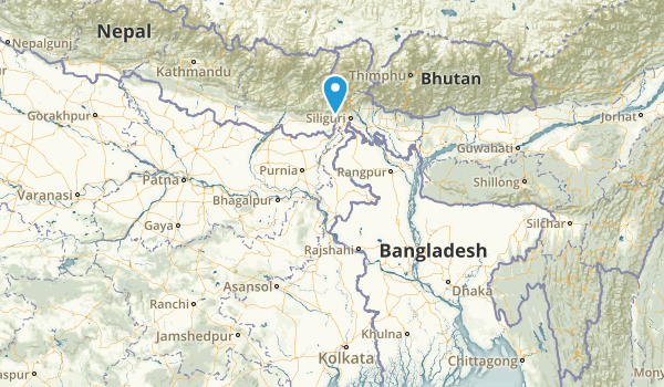 West Bengal, India Map