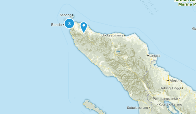 Aceh, Indonesien Map