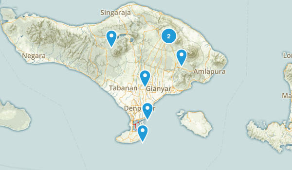 Bali, Indonesia Map