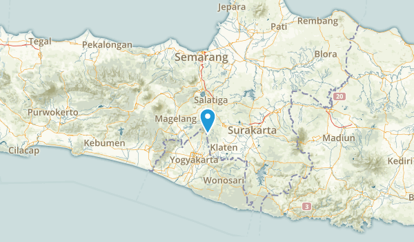 Jawa Tengah, Indonesia Map
