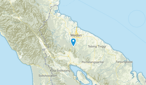 North Sumatra, Indonesien Map